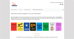 Desktop Screenshot of danscompagniet.se